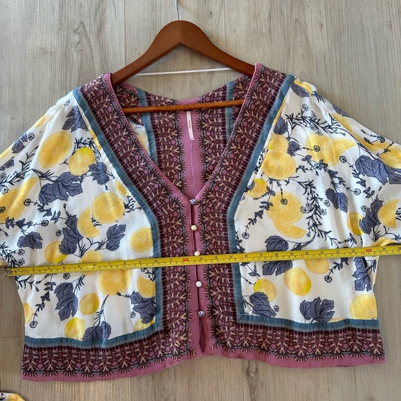 Free People Freshly Squeezed Shirt size Small - Picture 8 of 12